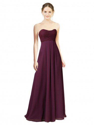 Dreamy Lace Over Chiffon Bridesmaid Dress Essex