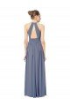 Long Chiffon High-Neck Sleeveless Bridesmaid Dress Essex