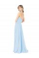 Criss Cross High Neck Halter Chiffon Bridesmaid Dress Essex
