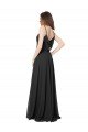 Cowl Back Spaghetti Straps Long Chiffon Bridesmaid Dress  Essex