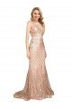 Sleek Long Mermaid Formal Sparkling Sequin Bridesmaid Dress / Prom Dress Essex