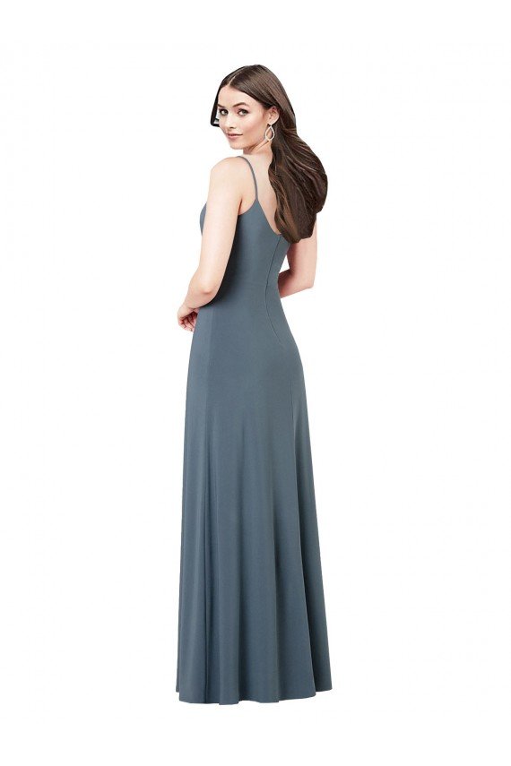 Classic Spandex Bridesmaid Dress / Prom Dress with Scoop Neckline Essex