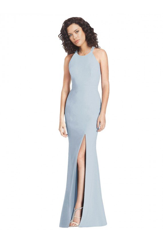 Criss Cross Open Back Trumpet Bridesmaid Dress / Prom Dress Essex